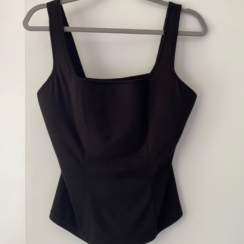 Dress tank top black NWT large